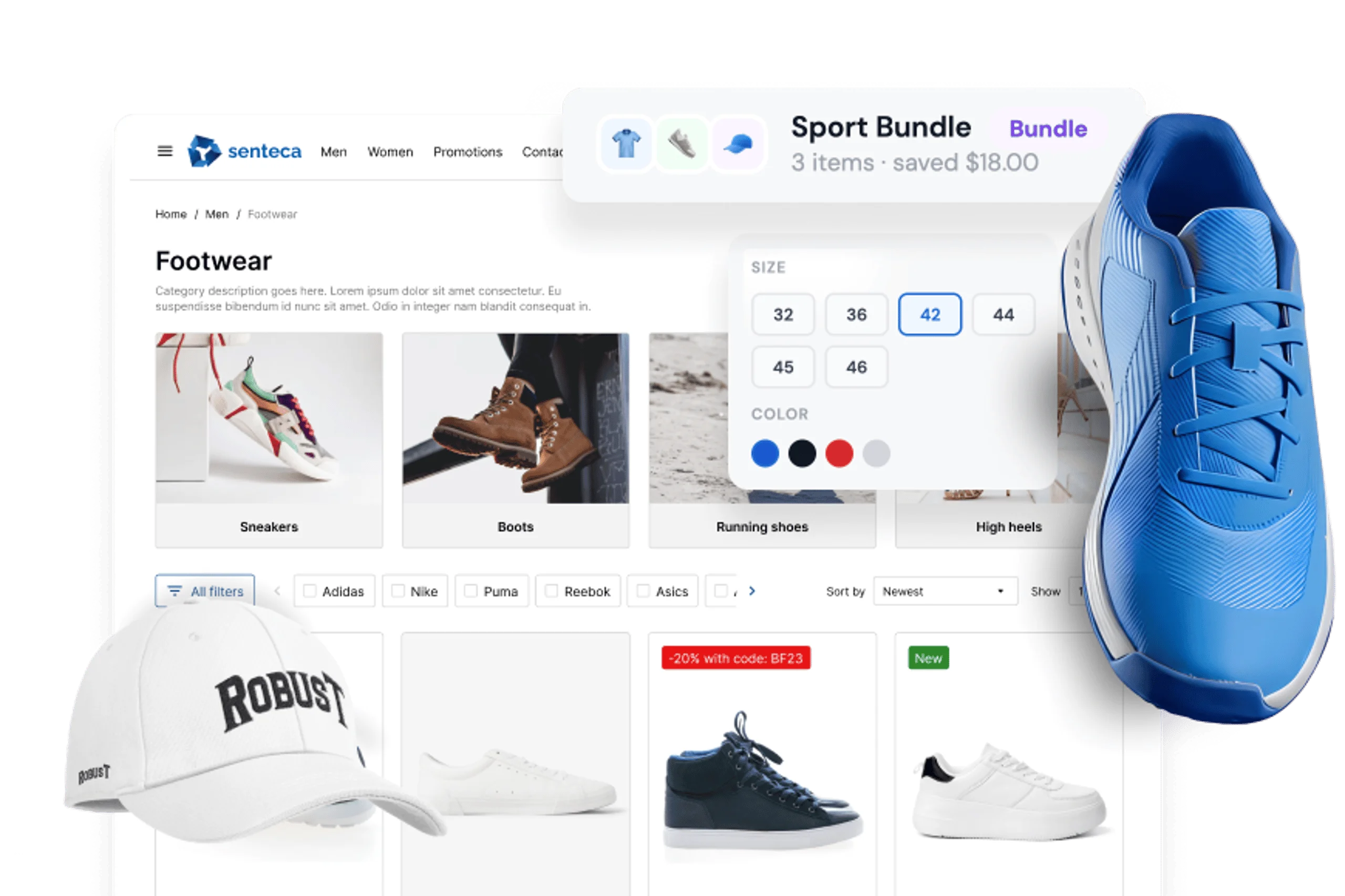 Flexible catalog setup